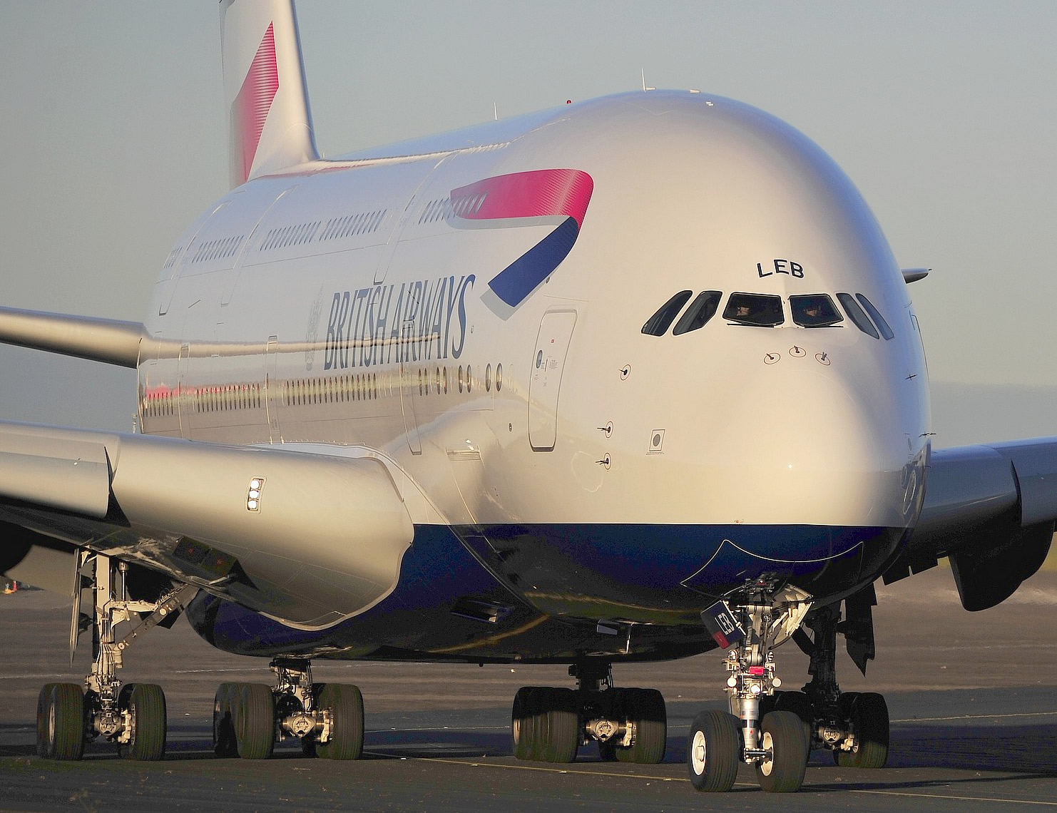 A380-800 of British Airways, Registration, E-GLEB
